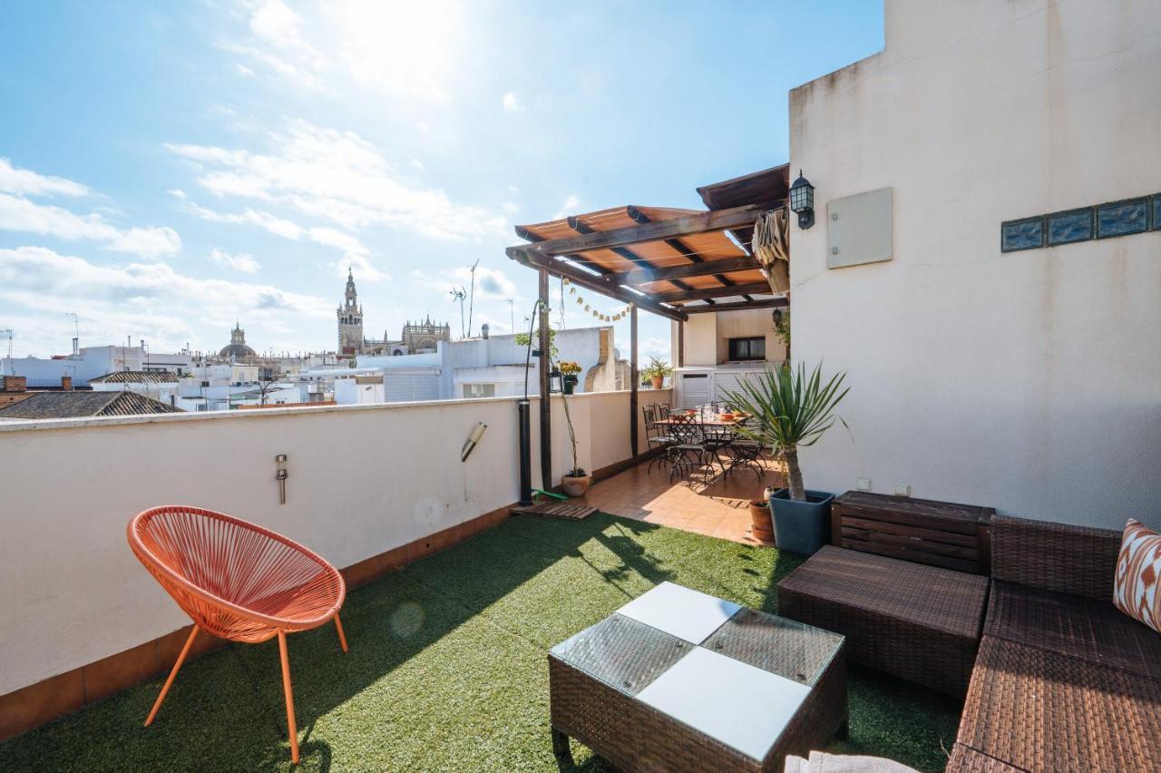Homeyseville-Amazing Penthouse Giralda Views 8 Pax, Parking Optional Exterior photo