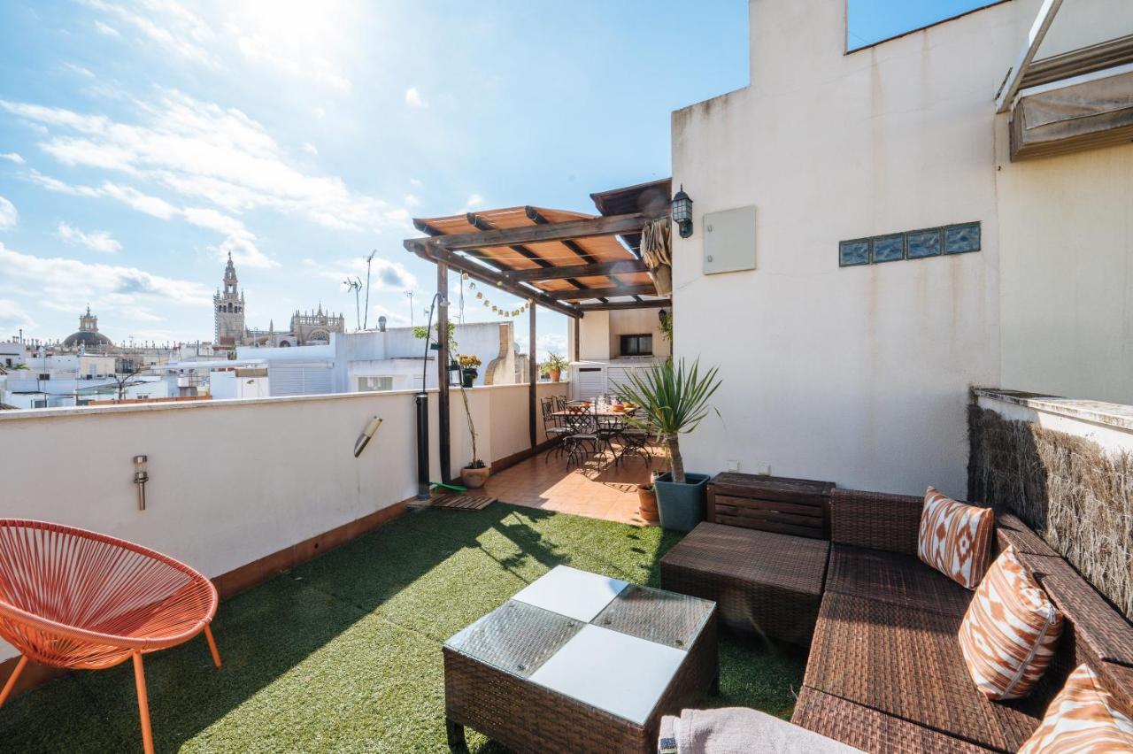 Homeyseville-Amazing Penthouse Giralda Views 8 Pax, Parking Optional Exterior photo